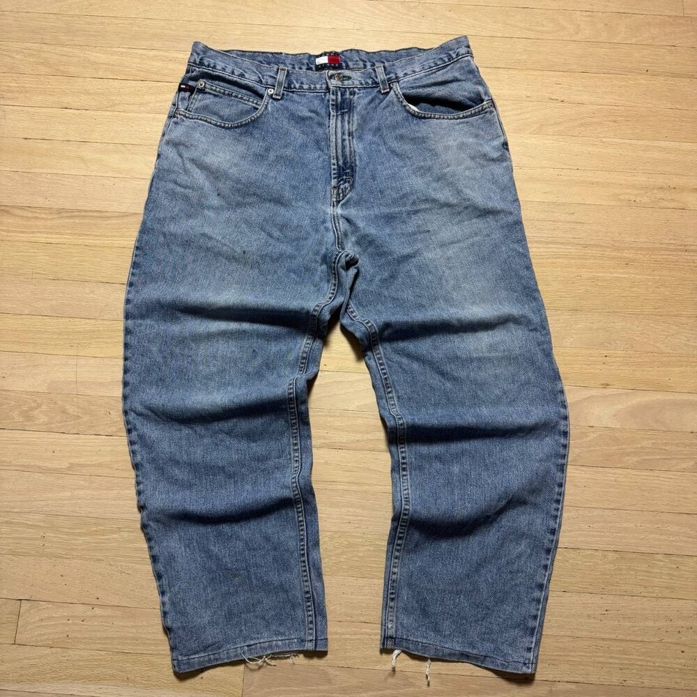 Vintage 90s Tommy Hilfiger Jeans Straight Leg Denim 36x30 Made Canada